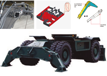 寶鼎BD95W-9G抓木機(jī)結(jié)構(gòu)件