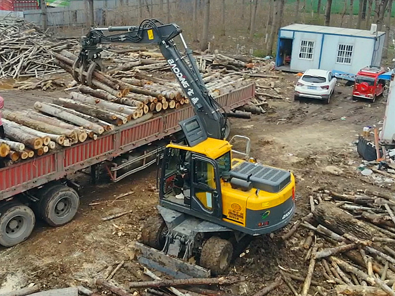 寶鼎BD95W-9H輪式抓木機